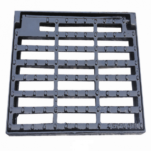 EN124 C250 Ductile Iron Gully Grating and Frame for Roadside Drainage Municipal Cast Iron Drain Grille  - 副本