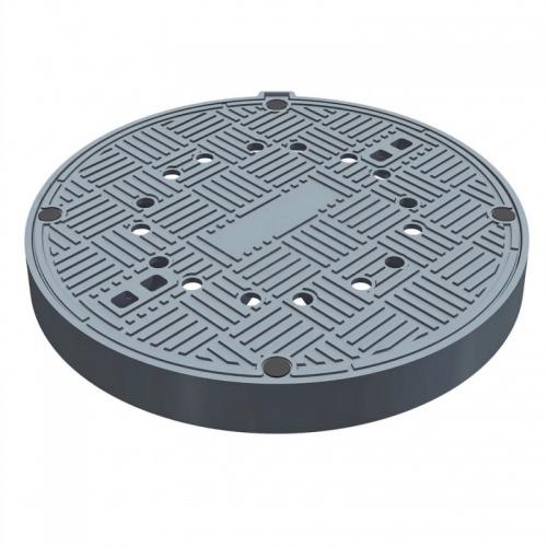 Heavy Duty D400 Ductile Iron Round Manhole Cover for Municipal Infrastructure - 副本