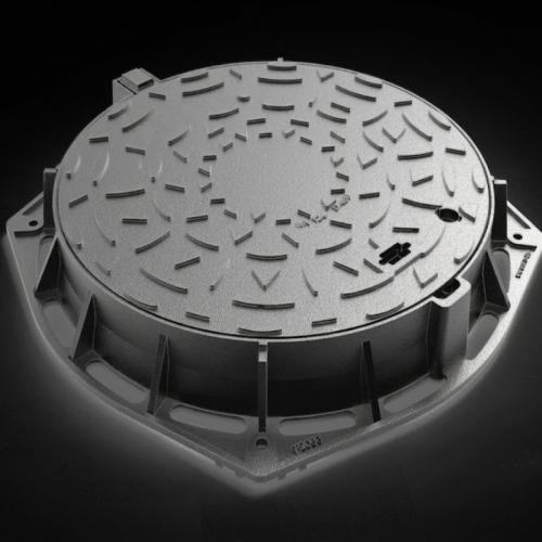 Ductile Iron Castings Anti-Theft Round Manhole Cover and Frame for Municipal Construction - 副本 - 副本
