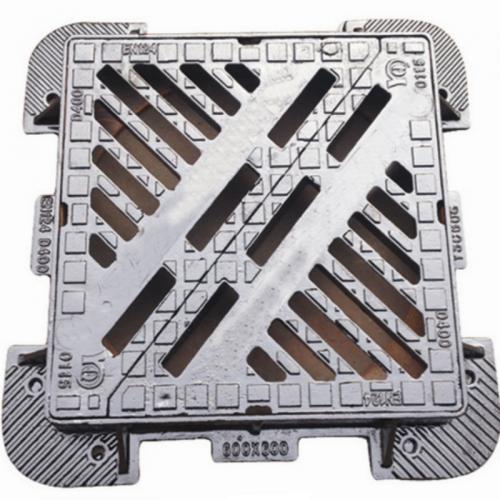 Heavy Duty EN124 D400 Ductile Iron Square Gully Grating and Frame 600x600mm